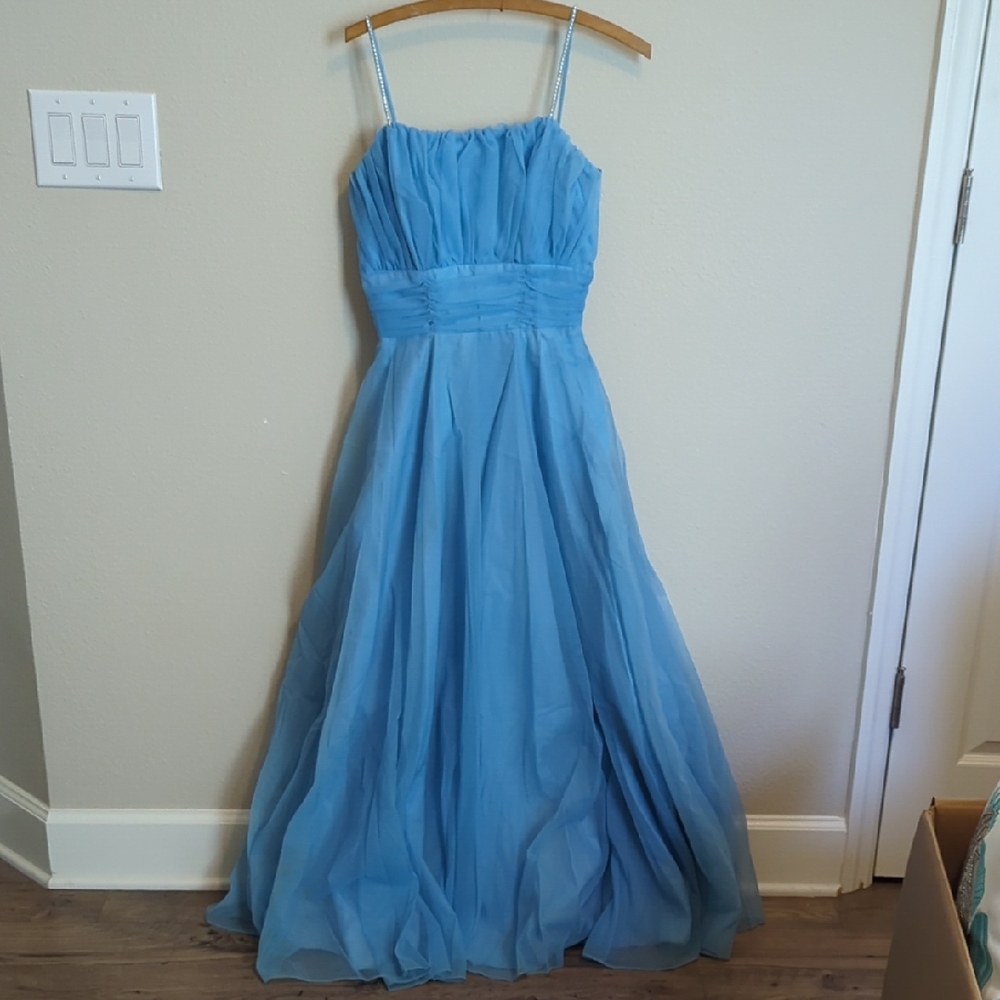 Vintage 1982 Timeless Blue Gown